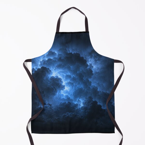 Item preview, Electric Blue Thunderstorm Cloud Dark Art designed and sold by irfanshikh.