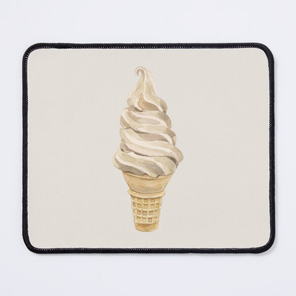 Item preview, Vanilla Ice Cream Illustration designed and sold by Spring Things.