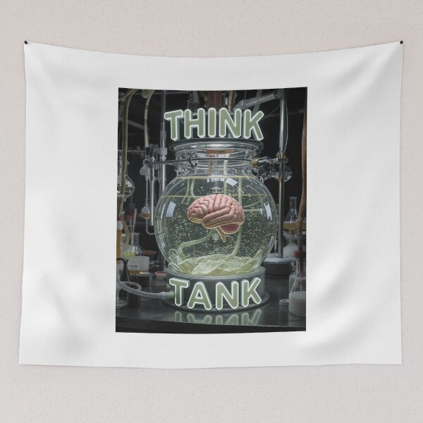 Item preview, The Think Tank Print designed and sold by Lichentroupe63.