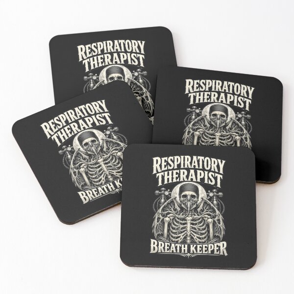 Item preview, Gothic Skeleton Respiratory Therapist Breath Keeper Halloween Healthcare Apparel Design designed and sold by ClinicalHubs.