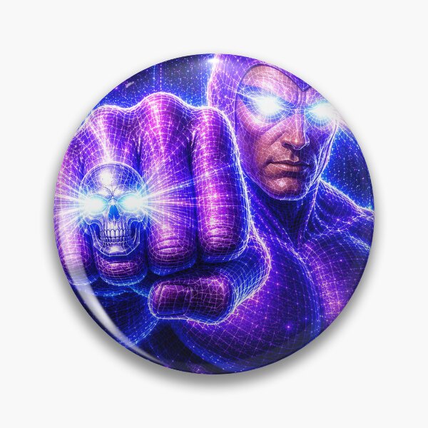 Item preview, The Phantom 5D Holographic Art – Ghost Who Walks in Neon Jungle | Futuristic Legendary Hero Design designed and sold by Imagetore.
