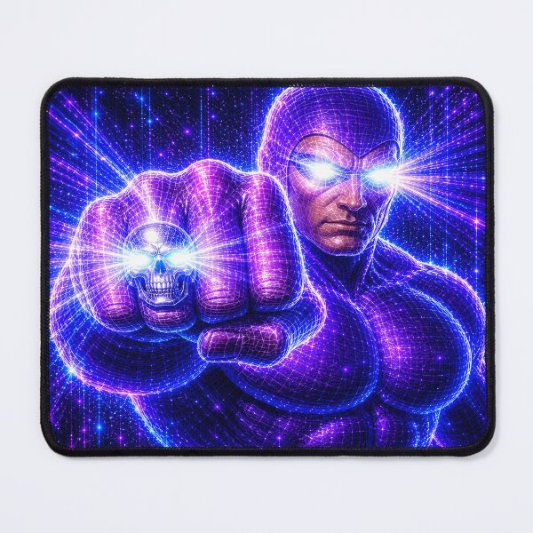 Item preview, The Phantom 5D Holographic Art – Ghost Who Walks in Neon Jungle | Futuristic Legendary Hero Design designed and sold by Imagetore.