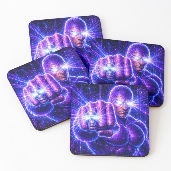 Item preview, The Phantom 5D Holographic Art – Ghost Who Walks in Neon Jungle | Futuristic Legendary Hero Design designed and sold by Imagetore.