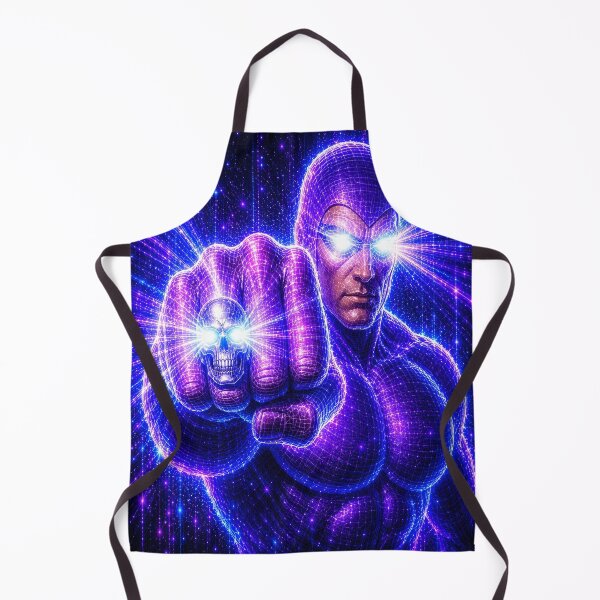 Item preview, The Phantom 5D Holographic Art – Ghost Who Walks in Neon Jungle | Futuristic Legendary Hero Design designed and sold by Imagetore.