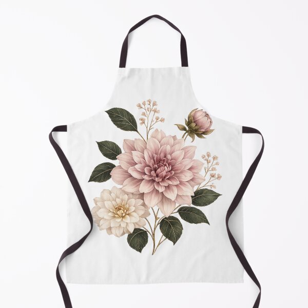 Artikelvorschau, Soft Botanical Dahlia Floral Shirt | Elegant Vintage Flower Aesthetic entworfen und verkauft von GreenVerseStore.