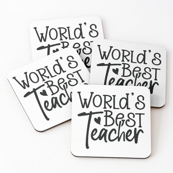Item preview, Worlds Best Teacher - Cute School Mentor Professional Teaching Gift designed and sold by FuzionRaptor.