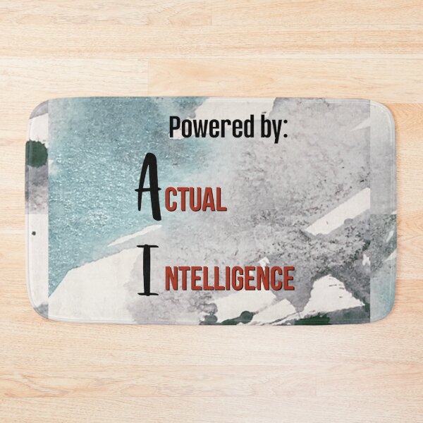 Item preview, Actual Intelligence, human made meme designed and sold by GiSilver.