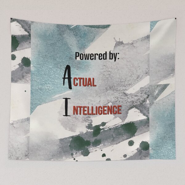 Item preview, Actual Intelligence, human made meme designed and sold by GiSilver.