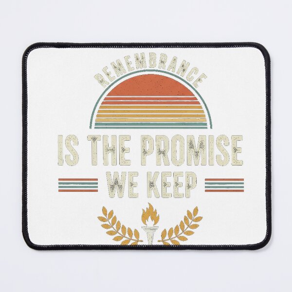 Item preview, Remembrance Is The Promise We Keep Retro Tee designed and sold by Designs-RZ.