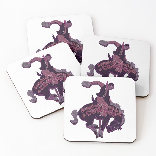 Item preview, everybody wants to be a cowboy (pink neon)  designed and sold by dyldesignz.