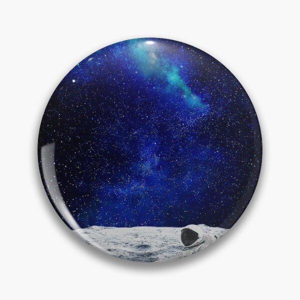 Item preview, Astronaut serene escape - milky way lunar view. designed and sold by FahdSpaceArt.