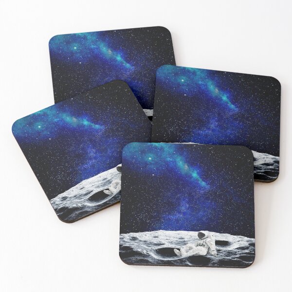 Item preview, Astronaut serene escape - milky way lunar view. designed and sold by FahdSpaceArt.