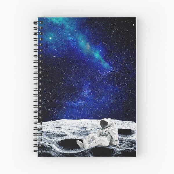 Item preview, Astronaut serene escape - milky way lunar view. designed and sold by FahdSpaceArt.