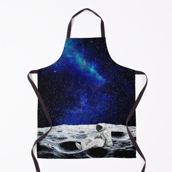 Item preview, Astronaut serene escape - milky way lunar view. designed and sold by FahdSpaceArt.