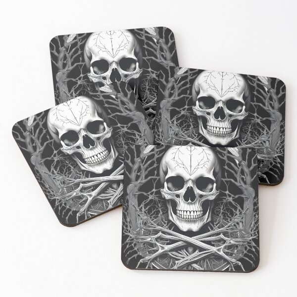 Item preview, Dark Norse Viking Ritual Skull Engraving designed and sold by DarkOriginArts.