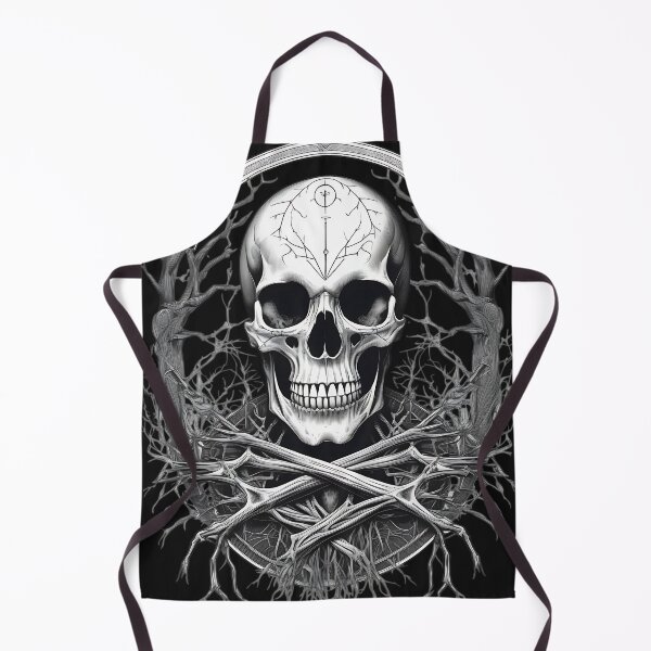 Item preview, Dark Norse Viking Ritual Skull Engraving designed and sold by DarkOriginArts.
