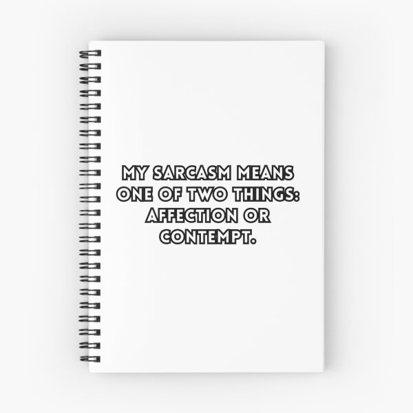 Item preview, Sarcasm affection or contempt? designed and sold by Sober-Gifts.