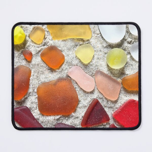 Item preview, Bright Colored Seaglass in the Sand designed and sold by LeslieMac713.