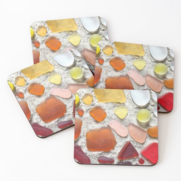 Item preview, Bright Colored Seaglass in the Sand designed and sold by LeslieMac713.