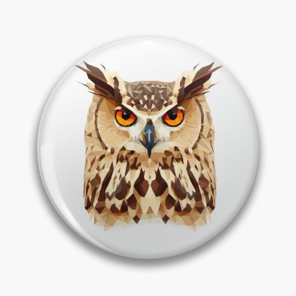Item preview, Great Horned Owl designed and sold by Lowpolyworld.
