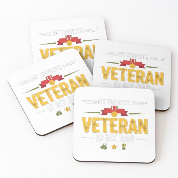 Item preview, My Favorite Veteran Is My Dad Retro Tee designed and sold by Designs-RZ.