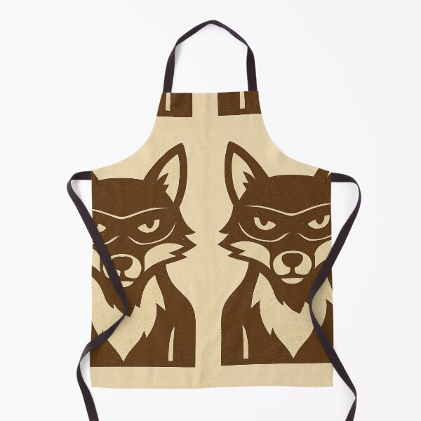Item preview, Sepia Fox – Retro Masked Animal Poster Design designed and sold by mbmstores.