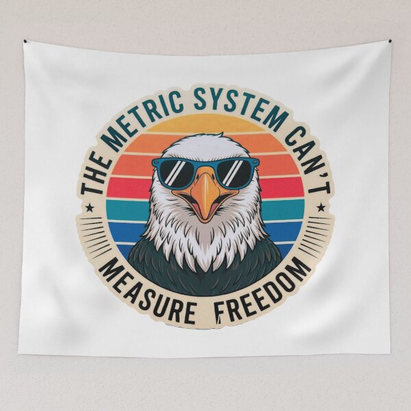 Item preview, The Metric System Cant Measure Freedom designed and sold by MerchlyMike.