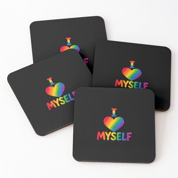 Item preview, Rainbow I Love Myself Heart - Cute Self Love Quotes designed and sold by VariusDesigns.