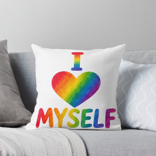 Item preview, Rainbow I Love Myself Heart - Cute Self Love Quotes designed and sold by VariusDesigns.