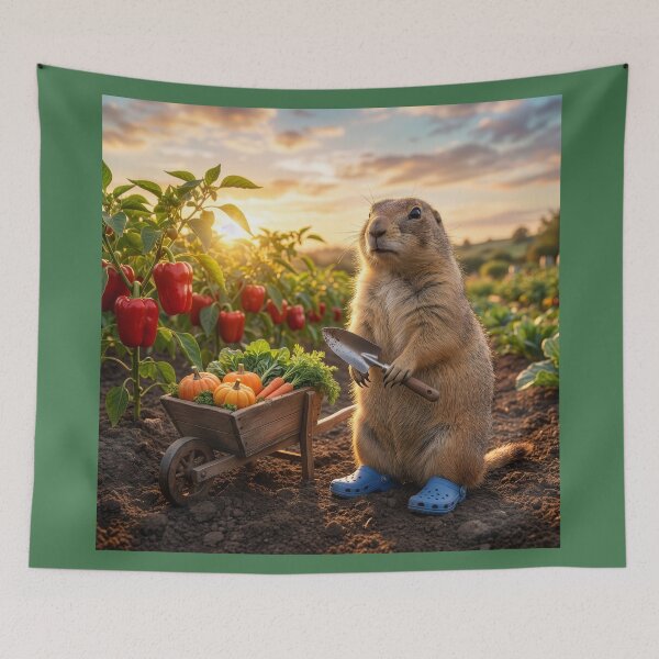 Item preview, Prairie Dog Gardener designed and sold by Tridentulus.