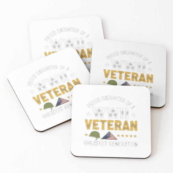 Item preview, Proud Daughter Of A WWII Veteran Shirt designed and sold by Designs-RZ.