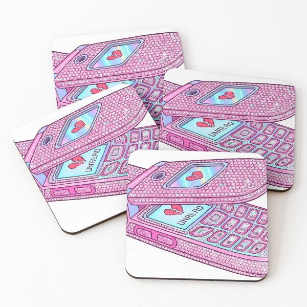 Item preview, Bedazzled Pink Flip Phone designed and sold by krish-prints.