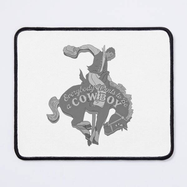 Item preview, everybody wants to be a cowboy (black & white) designed and sold by dyldesignz.