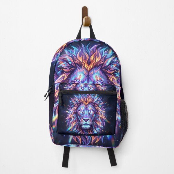 Item preview, Cosmic Neon Lion – Power, Courage and Creative Energy designed and sold by Marcu Ioachim.