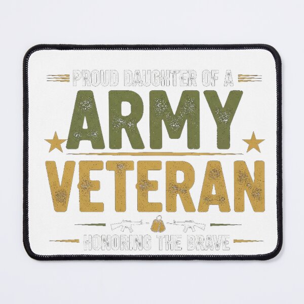 Item preview, Proud Daughter Of An Army Veteran Shirt designed and sold by Designs-RZ.