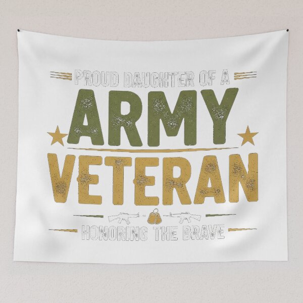 Item preview, Proud Daughter Of An Army Veteran Shirt designed and sold by Designs-RZ.