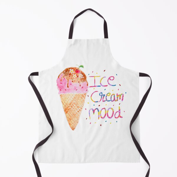 Item preview, Ice cream mood cherry and flower ice cream  designed and sold by loopofhappynes.