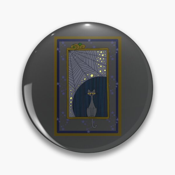 Aperçu de l'œuvre Chat à la fenêtre de minuit créée et vendue par Crowsdance.