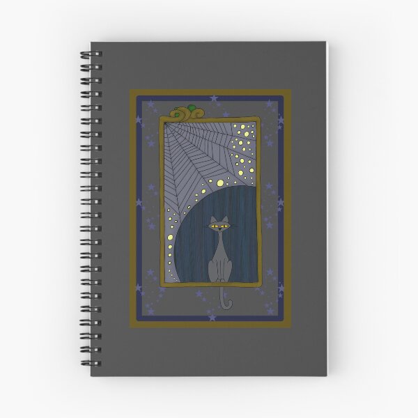 Aperçu de l'œuvre Chat à la fenêtre de minuit créée et vendue par Crowsdance.