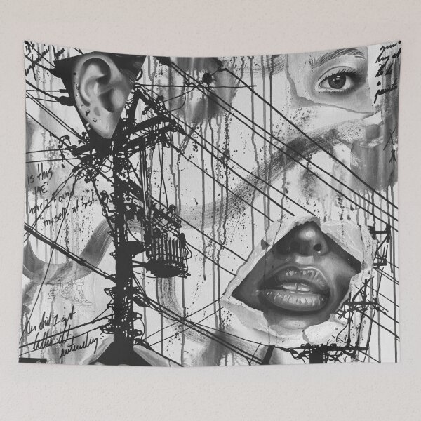 Item preview, Portrait Under Interference designed and sold by CheHojas.
