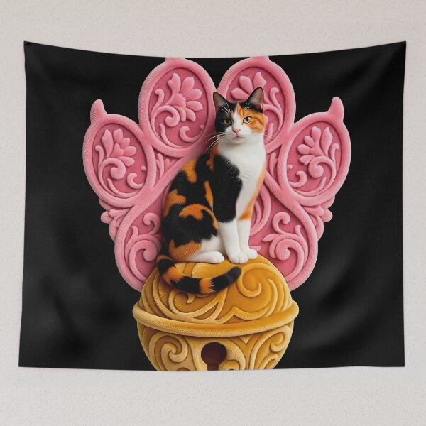 Item preview, The elegant cat on top of the bell designed and sold by ZUMERI.