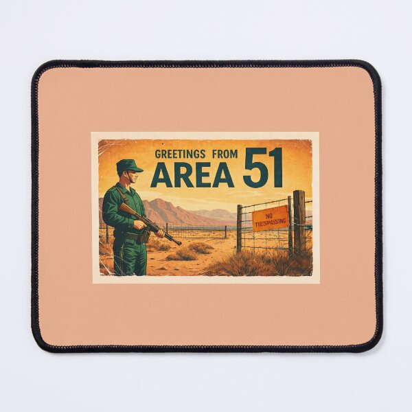 Item preview, Area 51 Desert Perimeter Guard designed and sold by ParanormalCount.