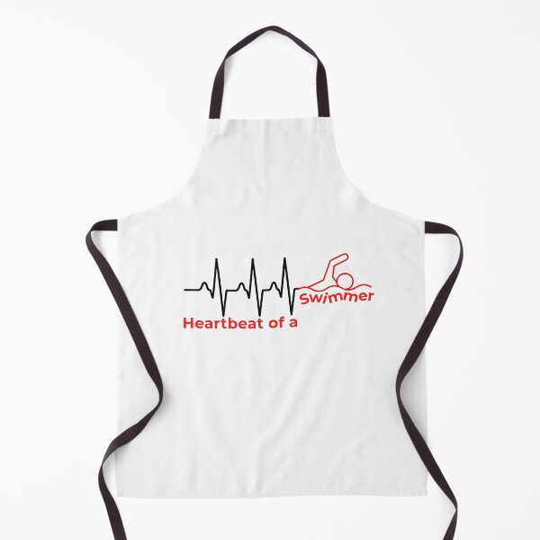 Item preview, Heartbeat of a Swimmer – Swimmer EKG Line T-Shirt designed and sold by Pattie Marie.