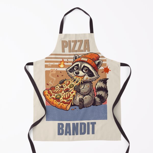 Item preview, Pizza Bandit Raccoon Funny Pizza Lover Vintage Streetwear T-Shirt designed and sold by HOUSE OF TIST.