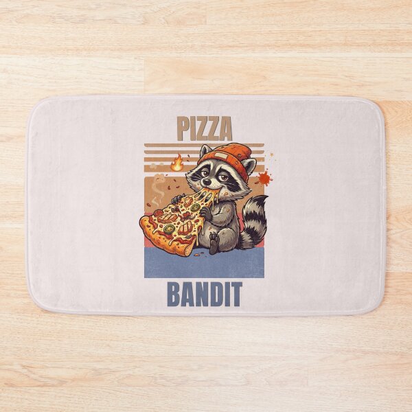 Item preview, Pizza Bandit Raccoon Funny Pizza Lover Vintage Streetwear T-Shirt designed and sold by HOUSE OF TIST.