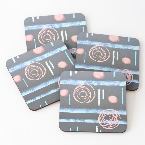 Item preview, 80's Eighties Style Retro Geometric Abstract designed and sold by JHadfieldArt.