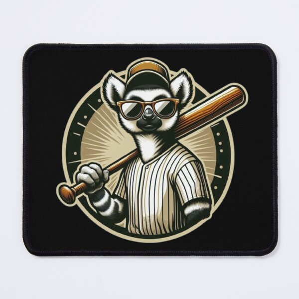 Item preview, Baseball Lemur – Funny Animal Sports Design designed and sold by Dogandesighn.