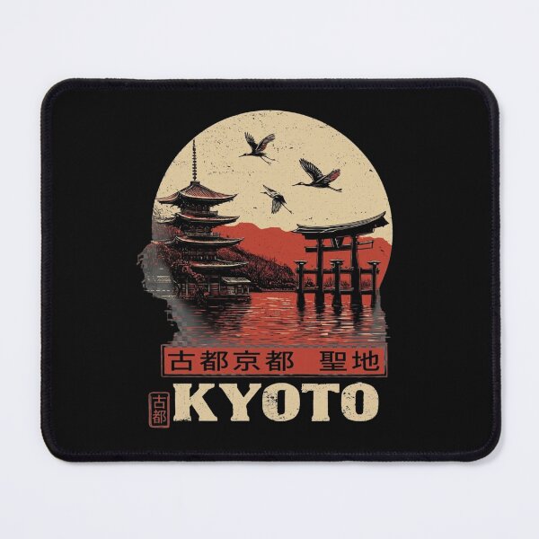Item preview, Kyoto Japan Vintage Travel Poster Sticker – Retro Japanese Aesthetic designed and sold by designerr23 ⭐⭐⭐⭐⭐.