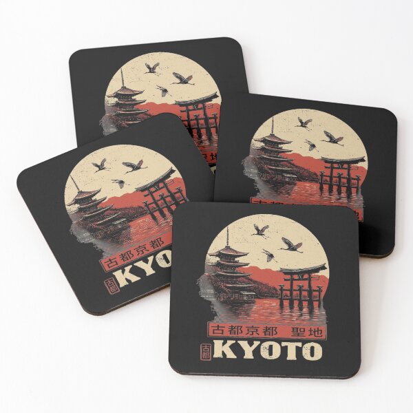Item preview, Kyoto Japan Vintage Travel Poster Sticker – Retro Japanese Aesthetic designed and sold by designerr23 ⭐⭐⭐⭐⭐.