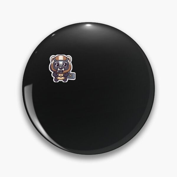 Item preview, Cute Honey Badger Scuba Diving - Right Chest Badge Funny Ocean Animal designed and sold by islam gamal.